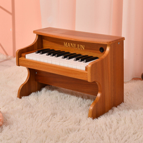 Manlen Childrens Piano Toy 25 Key Baby Early Teach Male Girl Birthday 0-5-year-old can play a small piano