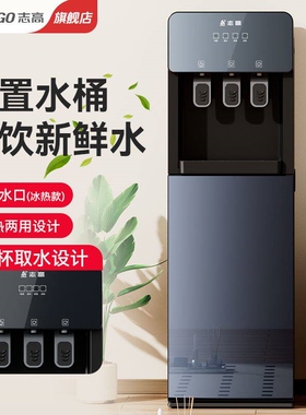 志高下置水桶立式饮水机家用办公