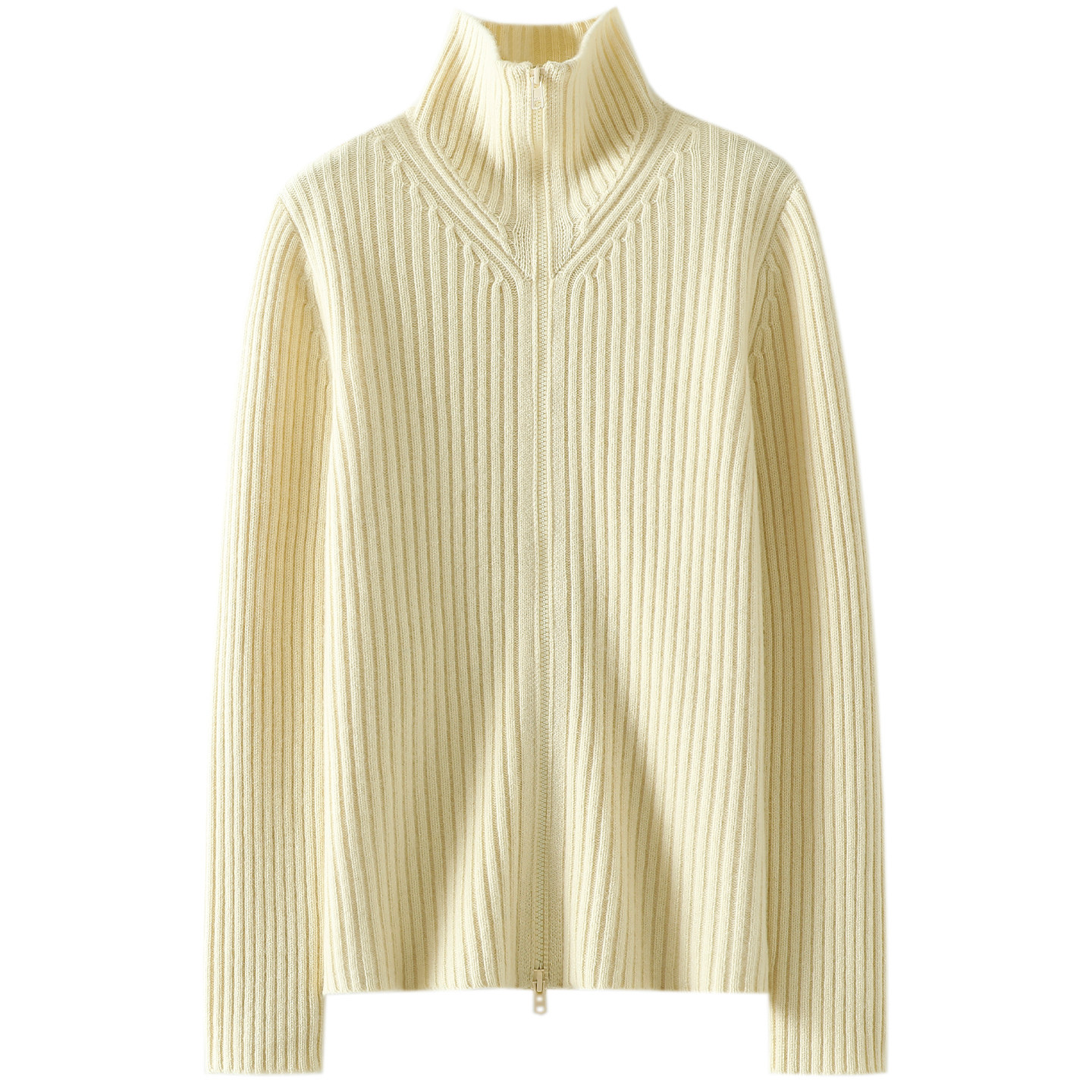 遇见惊喜！加厚100%纯山羊绒拉链开衫女高领纯羊绒毛衣针织衫秋冬,淘宝优惠券,粉丝福利购,淘宝优惠卷