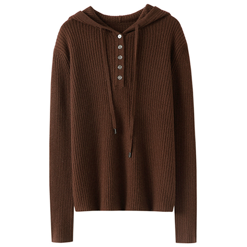 版型提升品位～连帽100%羊绒衫女纯山羊绒毛衣针织打底衫秋冬帽衫,淘宝优惠券,粉丝福利购,淘宝优惠卷