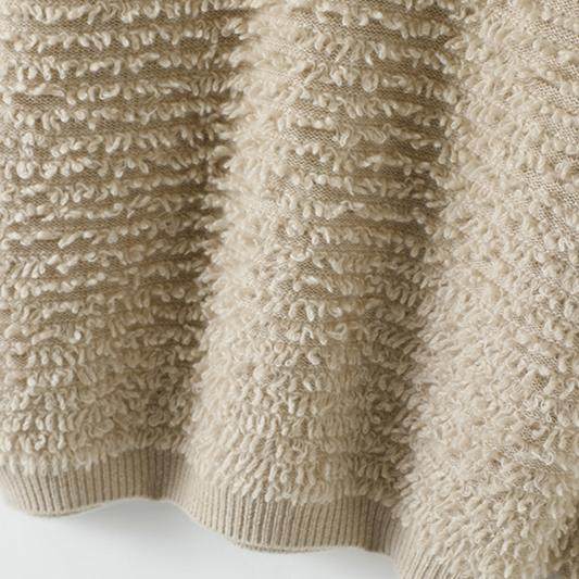 米兰秀场款！重磅加厚100%纯山羊绒衫女连帽纯羊绒毛衣针织帽衫冬 - 图1