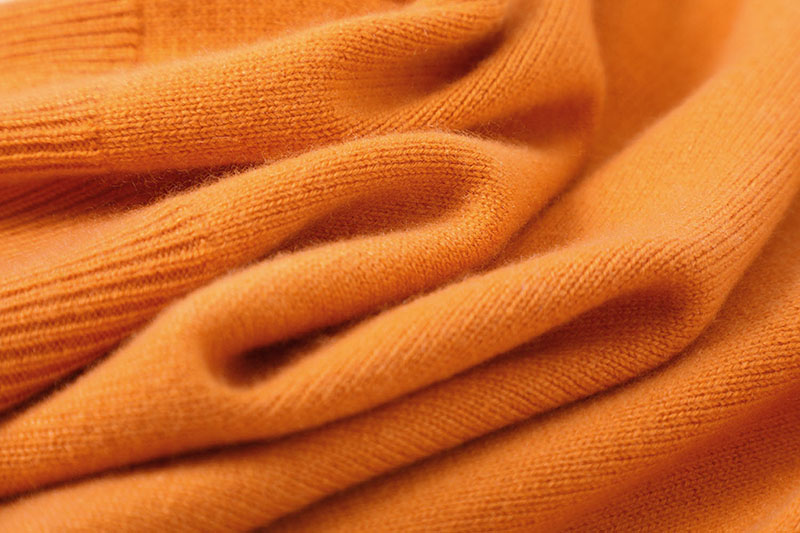 太赞了！好美的一件橘色羊绒衫高领毛衣宽松加厚套头纯羊绒针织衫 - 图0