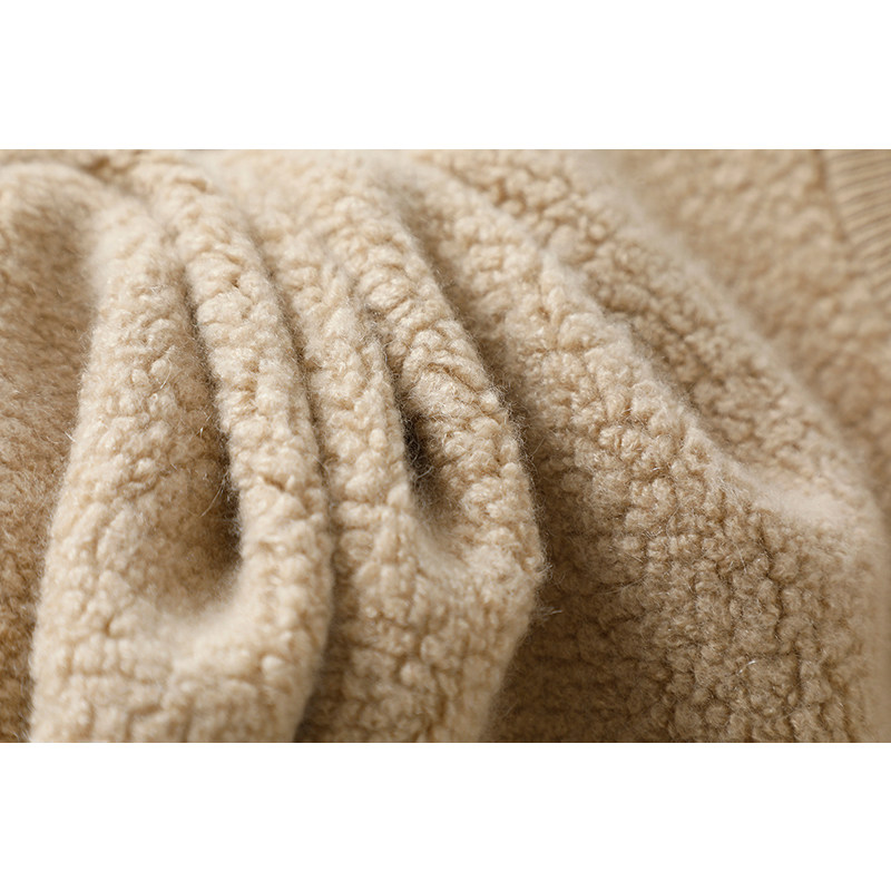 一穿钟情！加厚100%纯山羊绒衫女圆领毛衣宽松针织短裤秋冬套装,淘宝优惠券,粉丝福利购,淘宝优惠卷