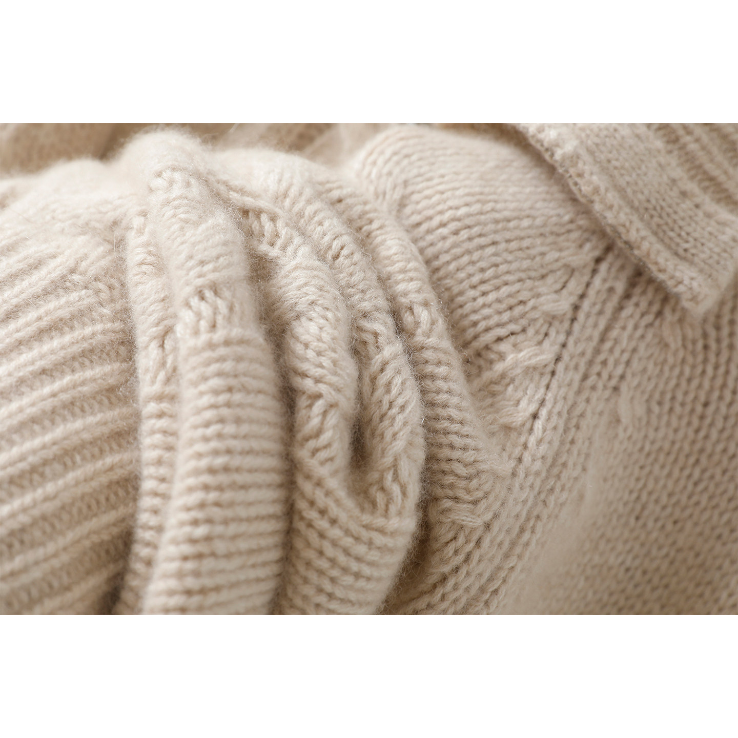 简约有深度~！粗棒针加厚100%纯山羊绒拉链开衫女高领毛衣外套,淘宝优惠券,粉丝福利购,淘宝优惠卷