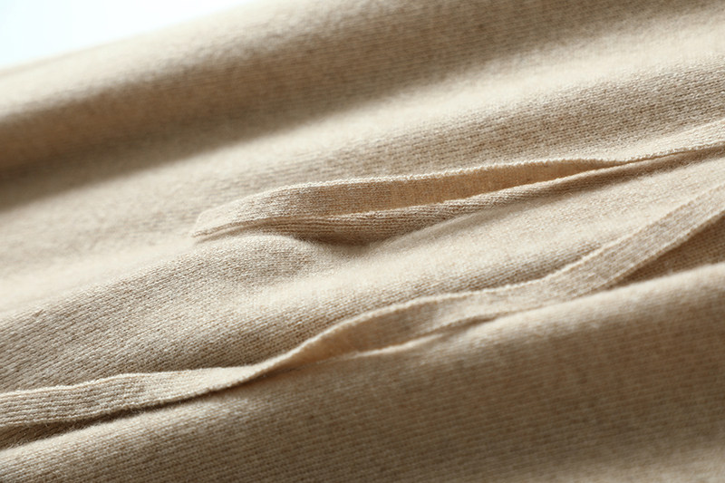 唯美气质大克重加厚纯山羊绒裤子 启超休闲裤