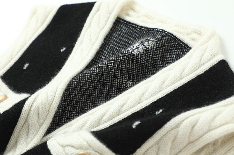 气质豆蔻芳华~V领羊绒背心女纯羊绒开衫毛衣针织坎肩马甲外套加厚,淘宝优惠券,粉丝福利购,淘宝优惠卷