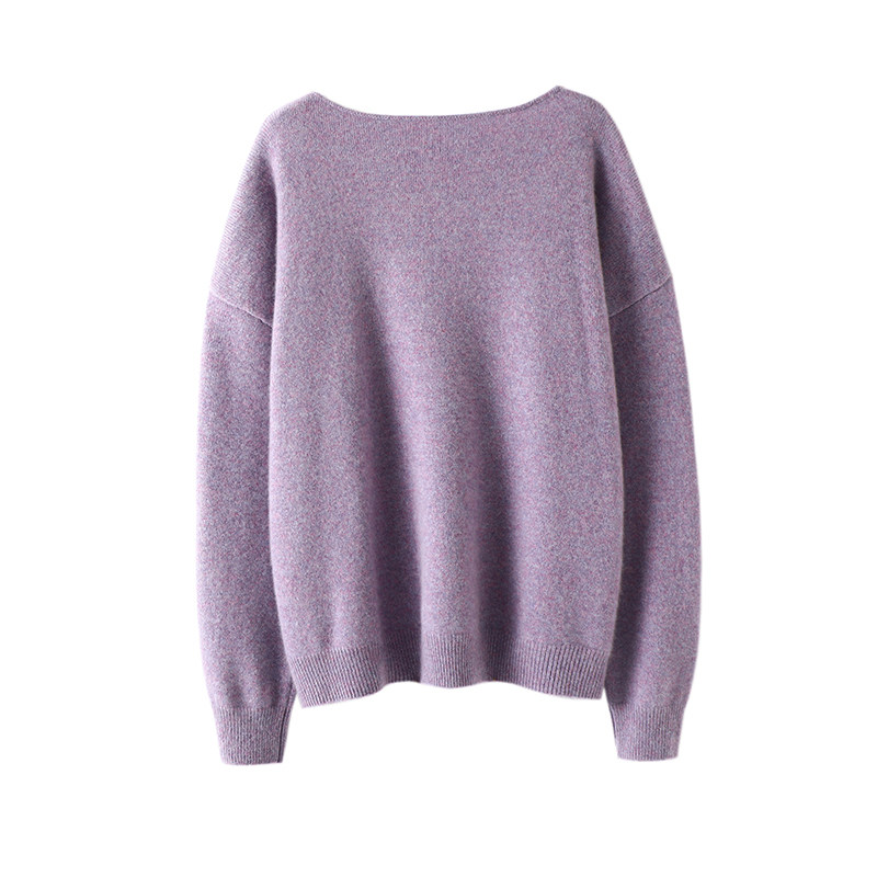 心动信号！加厚V领羊绒衫女纯羊绒毛衣针织打底衫宽松【启超】,淘宝优惠券,粉丝福利购,淘宝优惠卷