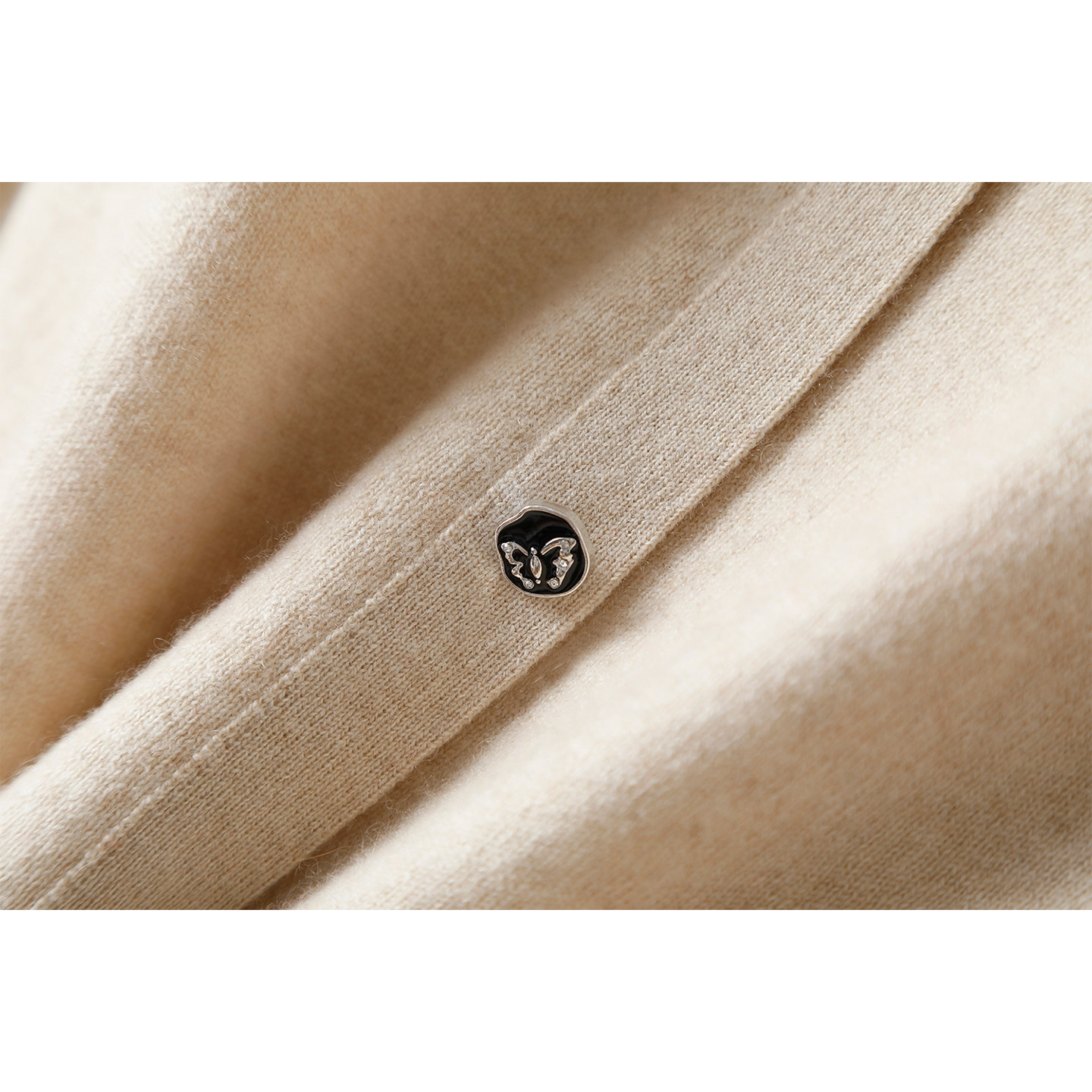 哇~太惊艳了！鸵鸟毛100%纯山羊绒衫女一字领半身包臀裙子套装,淘宝优惠券,粉丝福利购,淘宝优惠卷