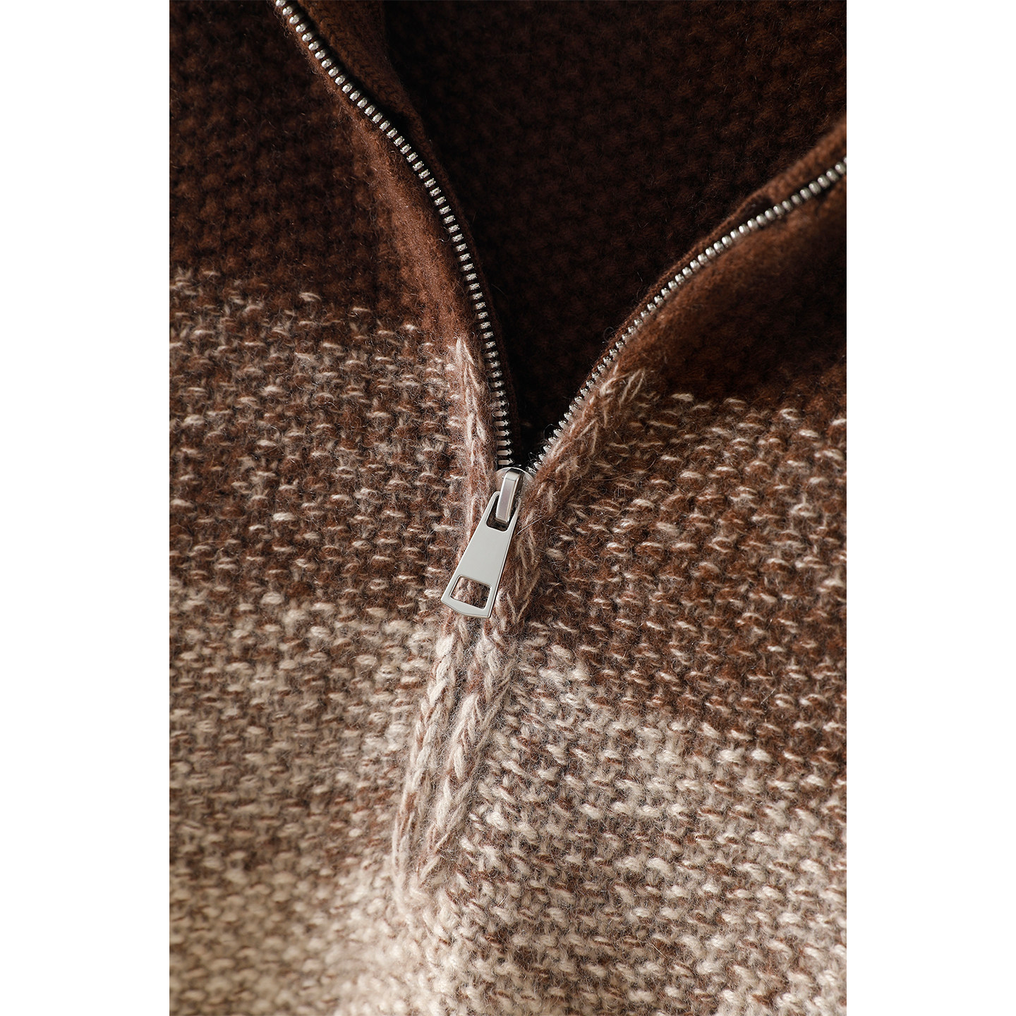 上身好看到尖叫！重磅加厚100%纯山羊绒衫女高领半开拉链毛衣秋冬,淘宝优惠券,粉丝福利购,淘宝优惠卷