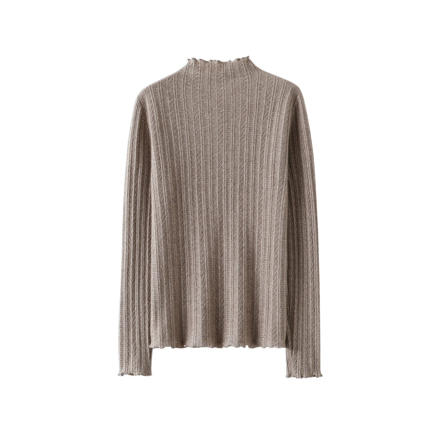 真的非买不可~半高领100%纯山羊绒衫女纯羊绒毛衣针织打底衫秋冬,淘宝优惠券,粉丝福利购,淘宝优惠卷