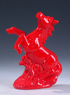 吉祥红色招财办公室生肖开业礼品