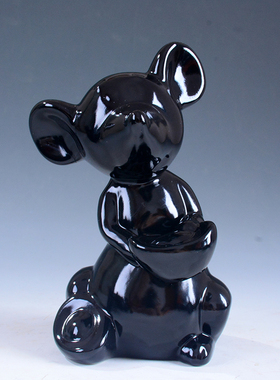 黄色十二生肖风水招财客厅工艺品