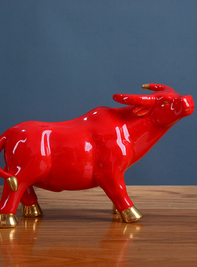 黄色摆件风水旺财吉祥工艺品