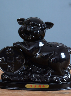 瓷器卡通吉祥物精致装饰动物桌面