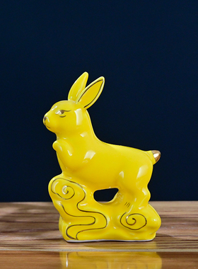 创意客厅精致装饰小动物桌面镇宅