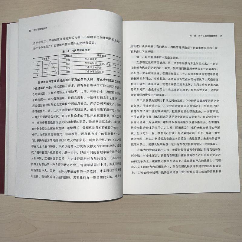 华为增量绩效法 张明,李舟安 著 企业管理经管、励志 新华书店正版图书籍 机械工业出版社 - 图0
