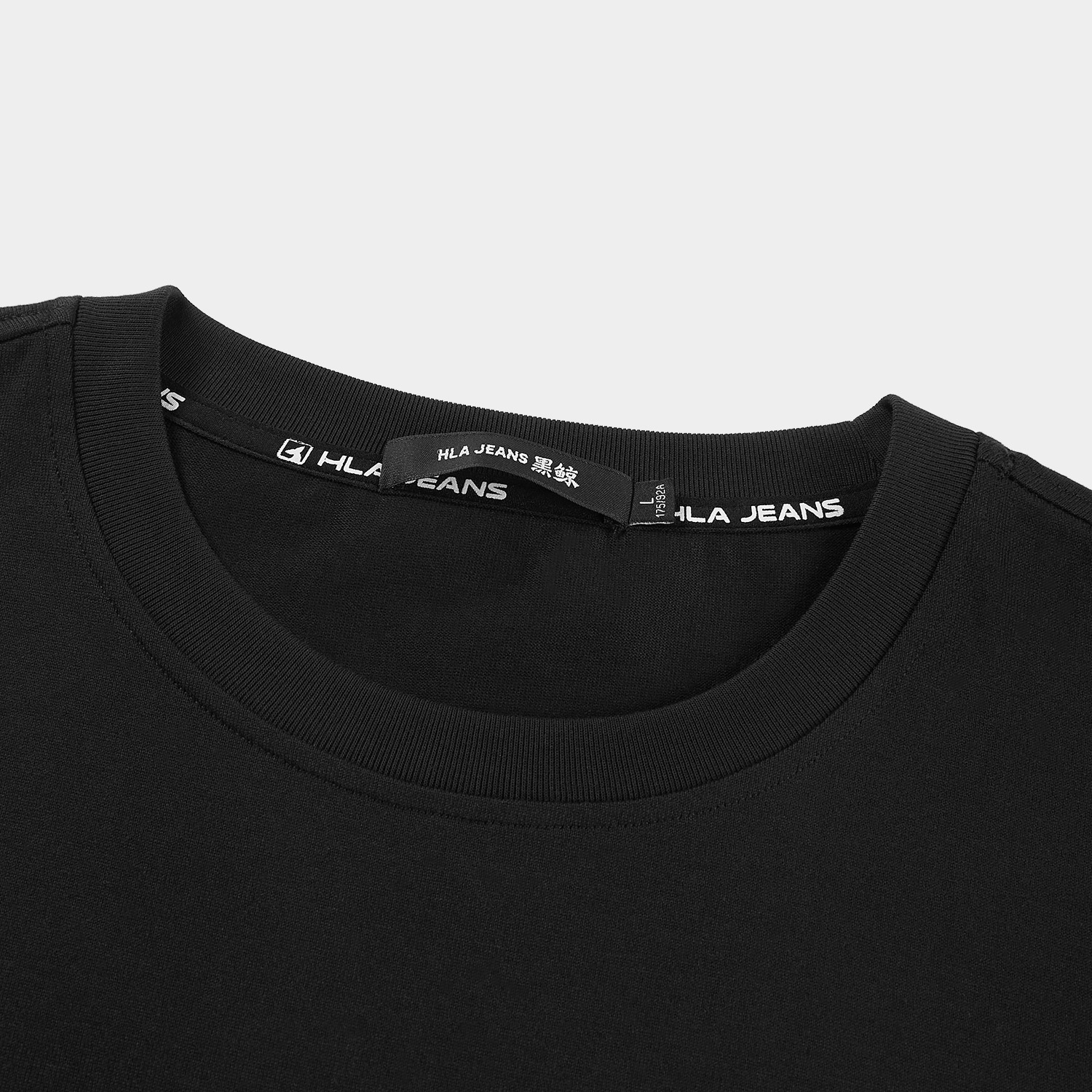 黑鲸小印花短袖t恤男夏季合体版型短t男商场同款男款t恤