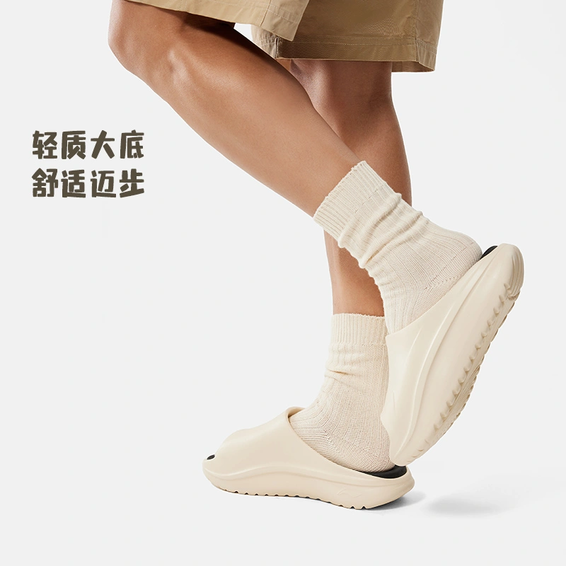 李宁【2024新品】SOFT SLIPPER男女同款时尚潮流拖鞋AGAU003-1 - 图0