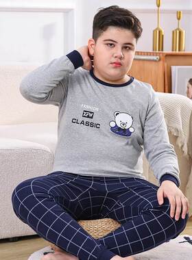 Men's fat children's underwear suit pajamas children's