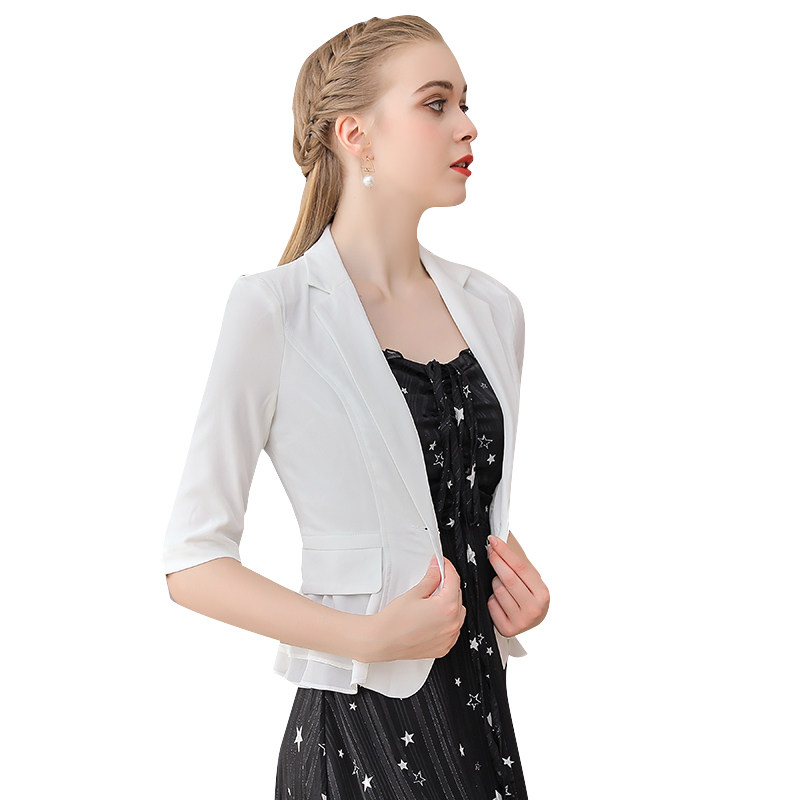 小西装外套夏季短款2023新款裙子 悦吻西装