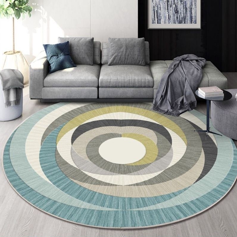 Parlour round carpet sofa floor mats bedside blanket rug地毯 - 图1