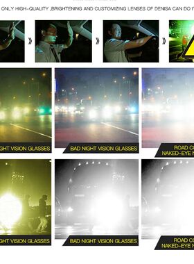 Men Photochromic Night Vision Sunglasses Color Change Transi