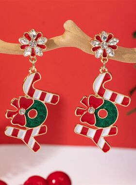 New Trendy Exquisite Christmas Light Bulb Drop Earrings for