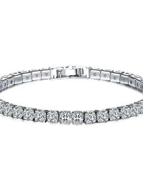 New  Sterling Silver Fashionable Hip Hop Style Classic Full