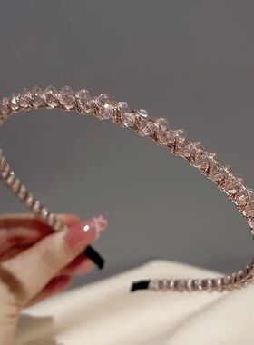 Fashion Crystal Bezel Headwear Women Headband Girls Vintage