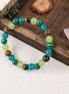 rich money bracelet women tiki Bohemian?Natural stone Tiger