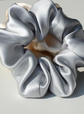 100% Pure Mulberry Silk Large Scrunchies Rubber Bands Hair T