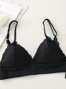 Floral Lace Bralette Girls Non-Wire Push Up Bras For Women S
