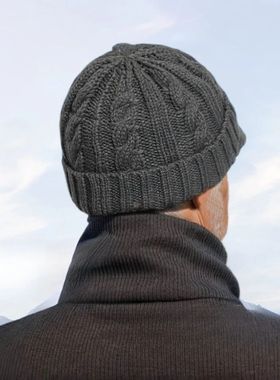 Men's Short-Brimmed Baseball Cap ClassicWinter Warm Baseball