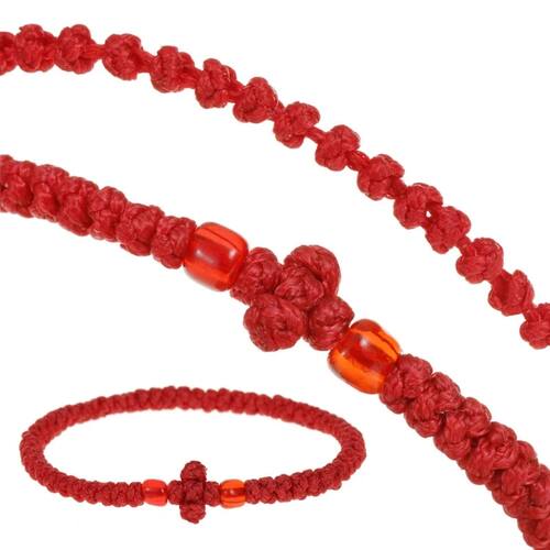 Elegant Greek Orthodox Handchain Handwoven Prayer Bracelet - 图2
