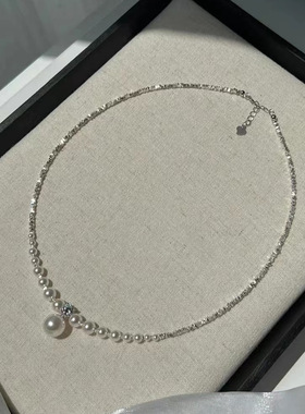 Pearl Necklace Female Design Sense High Clavicle Chain Neckl