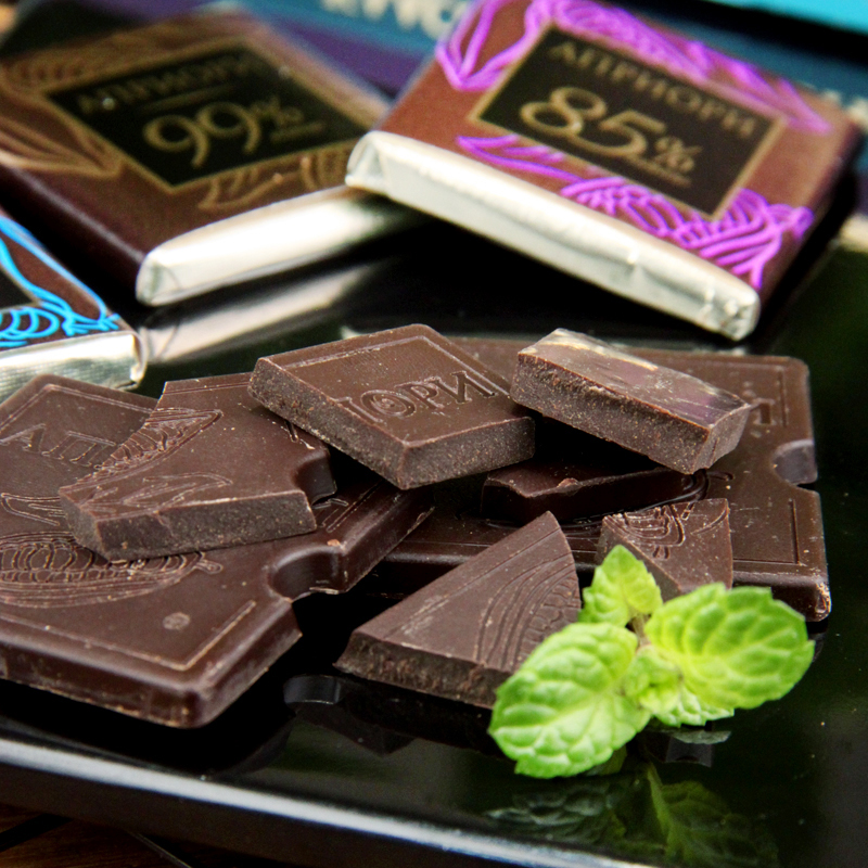 俄罗斯原装进口巧克力75%85%99%纯可可脂黑巧黑骑士100g盒装零食 - 图0