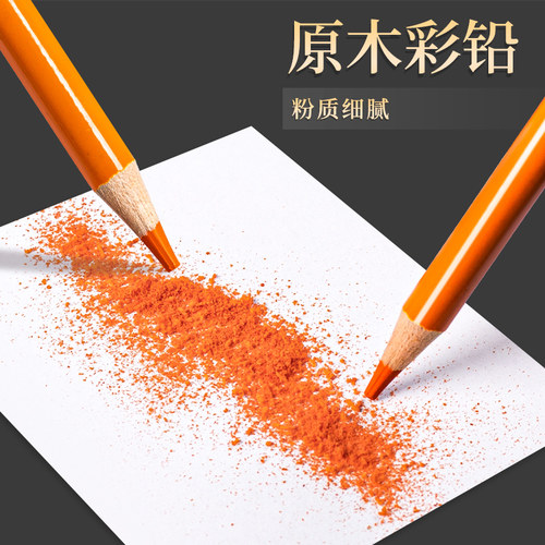 尼奥尼彩铅油性彩铅120色72色水溶套装专业手绘画画彩色铅笔儿童小学生美术生专用画笔48色单支涂色铅笔平替 - 图1