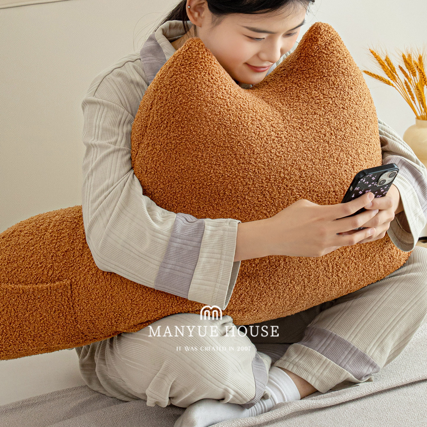 蔓越家 床头靠垫高端榻榻米软包飘窗护腰卧室靠背可拆洗沙发靠枕,淘宝优惠券,粉丝福利购,淘宝优惠卷