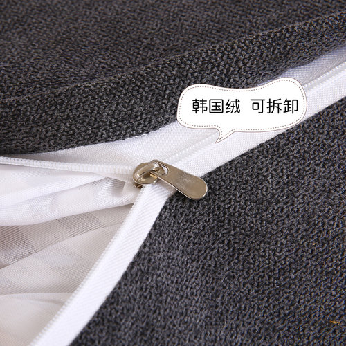 蔓越家 北欧沙发靠垫长条抱枕大靠背榻榻米办公室护腰靠枕可拆洗 - 图1