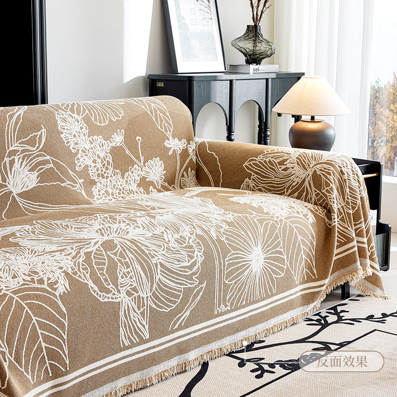 蔓越家 海德花园 法式高级感沙发巾万能全包沙发套罩盖巾布坐垫,淘宝优惠券,粉丝福利购,淘宝优惠卷
