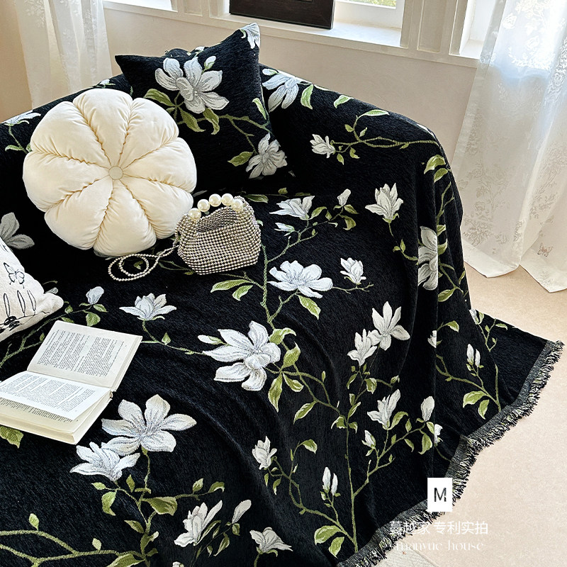 蔓越家 莫里斯汀 复古沙发巾高级感客厅沙发套罩沙发垫子全包全铺,淘宝优惠券,粉丝福利购,淘宝优惠卷