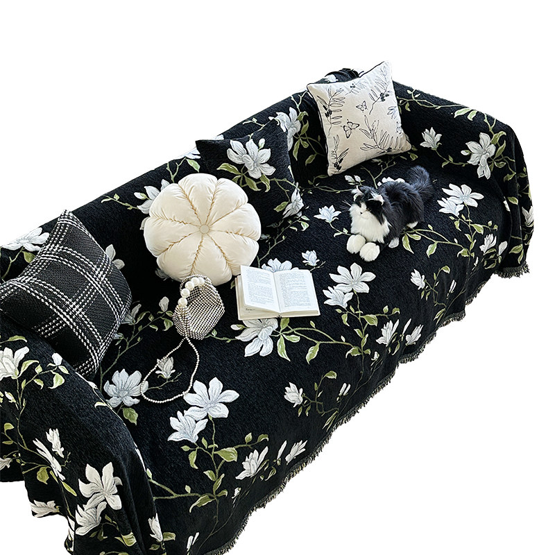 蔓越家 莫里斯汀 复古沙发巾高级感客厅沙发套罩沙发垫子全包全铺,淘宝优惠券,粉丝福利购,淘宝优惠卷