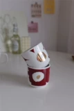 Разное общество Nordic Pownt Ceramics Cup Cup Cup Cup Milk Cup Cup Coffee Cufe Cufe Осень и зима ограниченное вино красное золотое рождество
