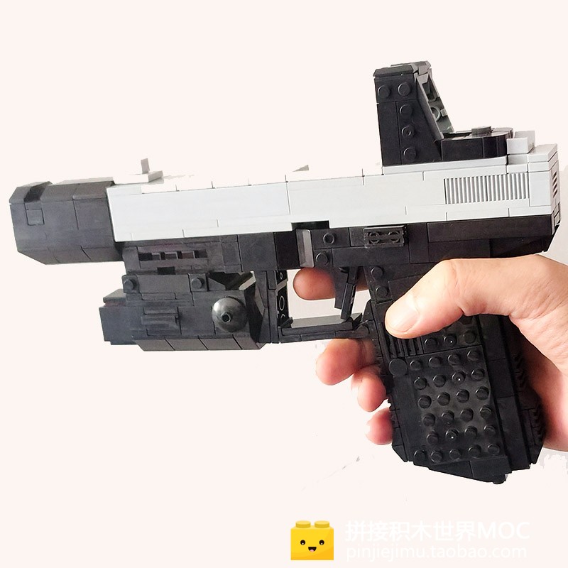 格洛克Glock 17 CSGO 加各式配件自选组合小颗粒拼接积木 - 图1