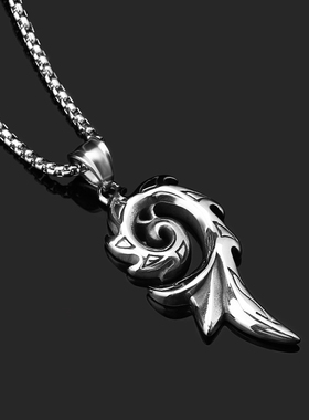 项链男生新款潮牌百搭高级感钛钢