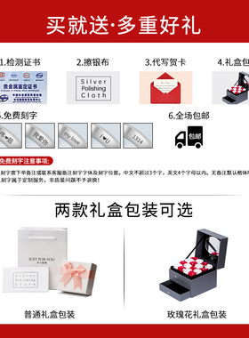 小ck情侣戒指男女纯银对戒一对