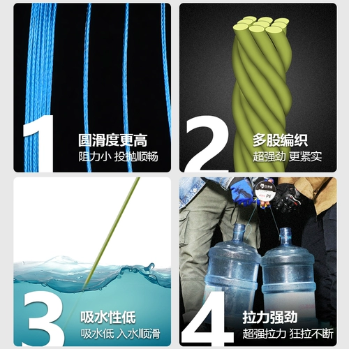 北海盗 Импортировал основную линию линии Mayu 12 Capital Pe Line Line Line Linue Anchor Fish Special Micro