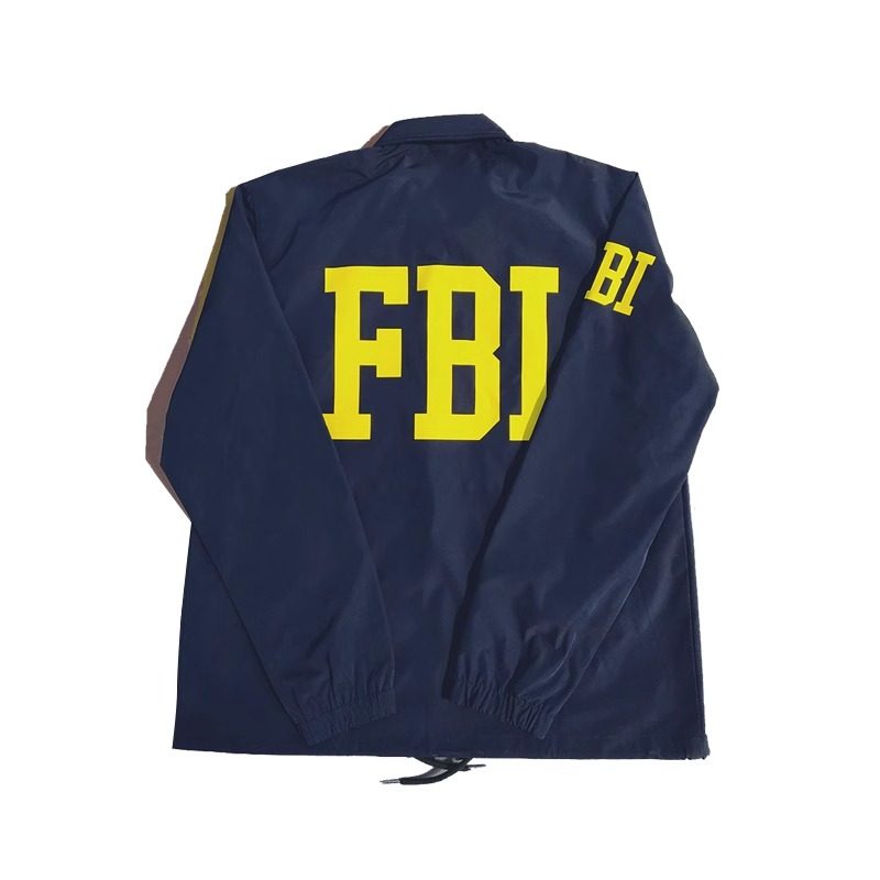 美式FBI飞行教练夹克男士春秋季外套宽松棉服工装潮探员f标志风衣,淘宝优惠券,粉丝福利购,淘宝优惠卷