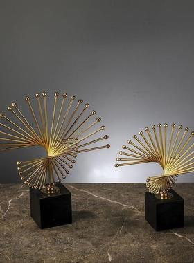 现代简约轻奢时来运转高档摆件客厅酒柜欧式创意玄关办公室装饰品