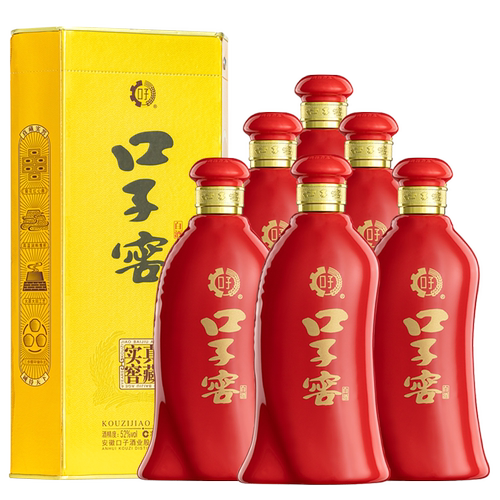 口子窖6年型52度450mL*6瓶 六年型高度白酒整箱送长辈 官方旗舰店 - 图3